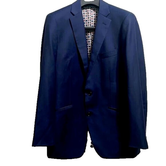 Indochino blue wool blazer men’s size 40R